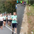Vilniaus maratone – šiukšlių takas: organizatoriai nežino, kuo pakeisti plastikines stiklines