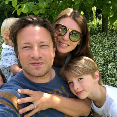 Jamie Oliver su šeima