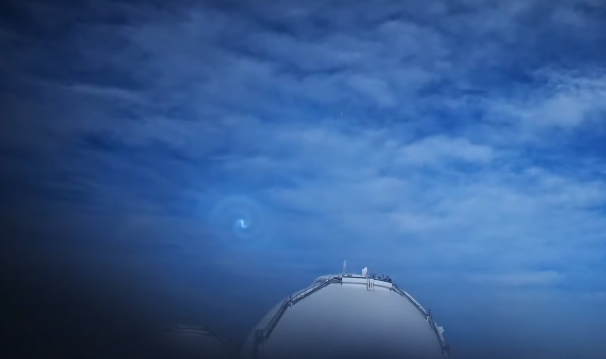 Švytintis objektas danguje. Subaru Telescope nuotr.