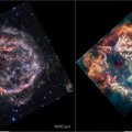Jameso Webbo kosminis teleskopas užfiksavo pasakiško grožio sprogusios supernovos Kasiopėjos A ūką