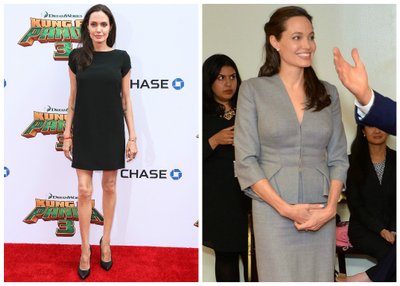 Angelina Jolie birželį ir liepą