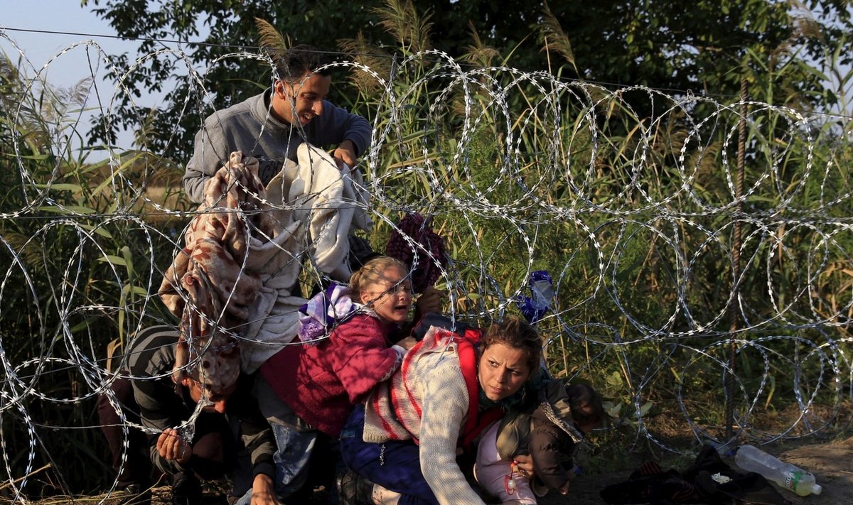 Migrantai veržiasi į ES