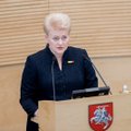 Grybauskaitės smūgis socialdarbiečiams: vetavo pataisas dėl dotacijų