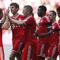 Galingai finišavęs „Bayern“ klubas Vokietijoje iškovojo įtikinamą pergalę