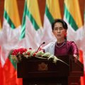 Advokatas: sunegalavusi Aung San Suu Kyi praleido teismo posėdį