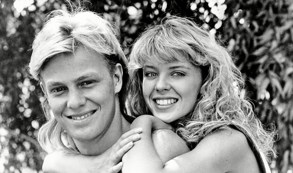 Kylie Minogue ir Jasonas Donovanas. 1985-1988 m.