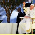 Popiežius ragina jaunimą kovoti su klimato krize ir skurdu