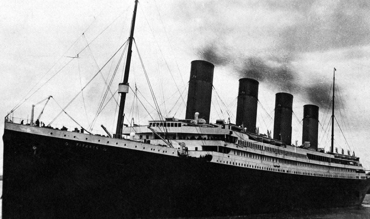 Titanikas nuskendo 1912 metų balandžio 14 dieną šiauriniame Atlanto vandenyne. Woods Hole Oceanographic Institution/AFP nuotr.