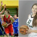 Moksleivių krepšinio lygos kovo mėnesio žaidėjai – biržietis E. Venskus ir palangiškė D. Štrimaitytė