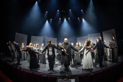 Svečiai rinkosi į Vilniuje surengtą operos „Mažvydas“ uždarymą