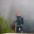 Telšių rajone užsiliepsnojo lauko virtuvė, medikų pagalbos prireikė apdegusiam vyrui
