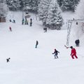 Slidininkų džiaugsmui: Vilniaus „Liepkalnyje“ sniego storis - 30 cm
