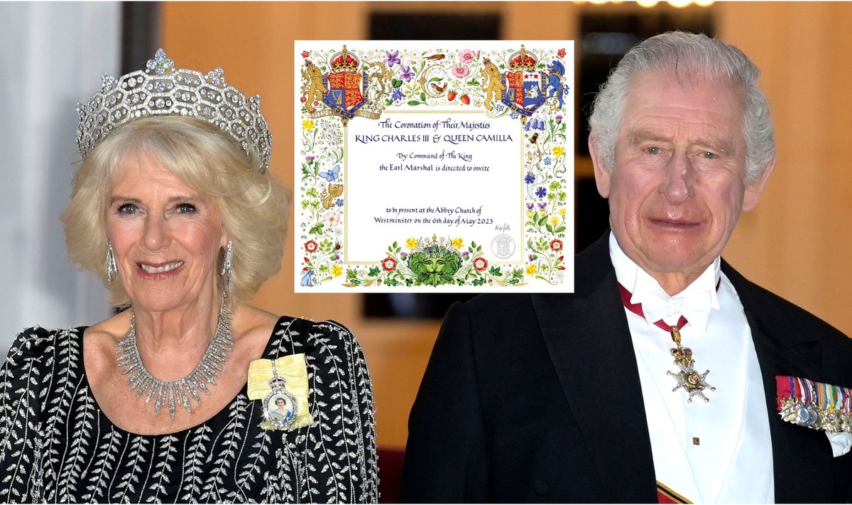 Karalius Karolis III, Camilla, kvietimas /Foto: Vida press, Bakingemo rūmai