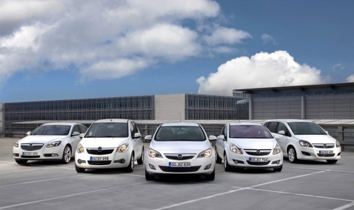 Opel ecoFLEX modeliai