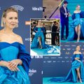 „Eurovizijos“ turkio spalvos kilimu žengė ir Monika Linkytė: pasirodė su įspūdingo grožio suknele