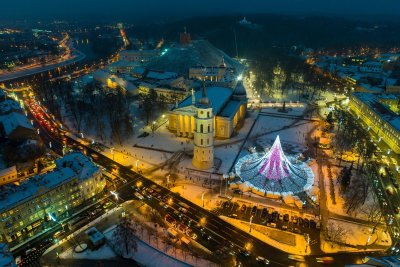 Pagrindinė Lietuvos Kalėdų eglė Vilniuje