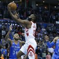 NBA naktis: Westbrookas ir „Thunder“ tapo šešioliktąja „Rockets“ pergalių serijos auka