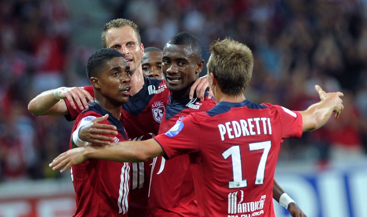 "Lille" futbolininkai džiaugiasi įvarčiu