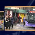 "Настоящее Время": снаряд попал в остановку общественного транспорта в Донецке