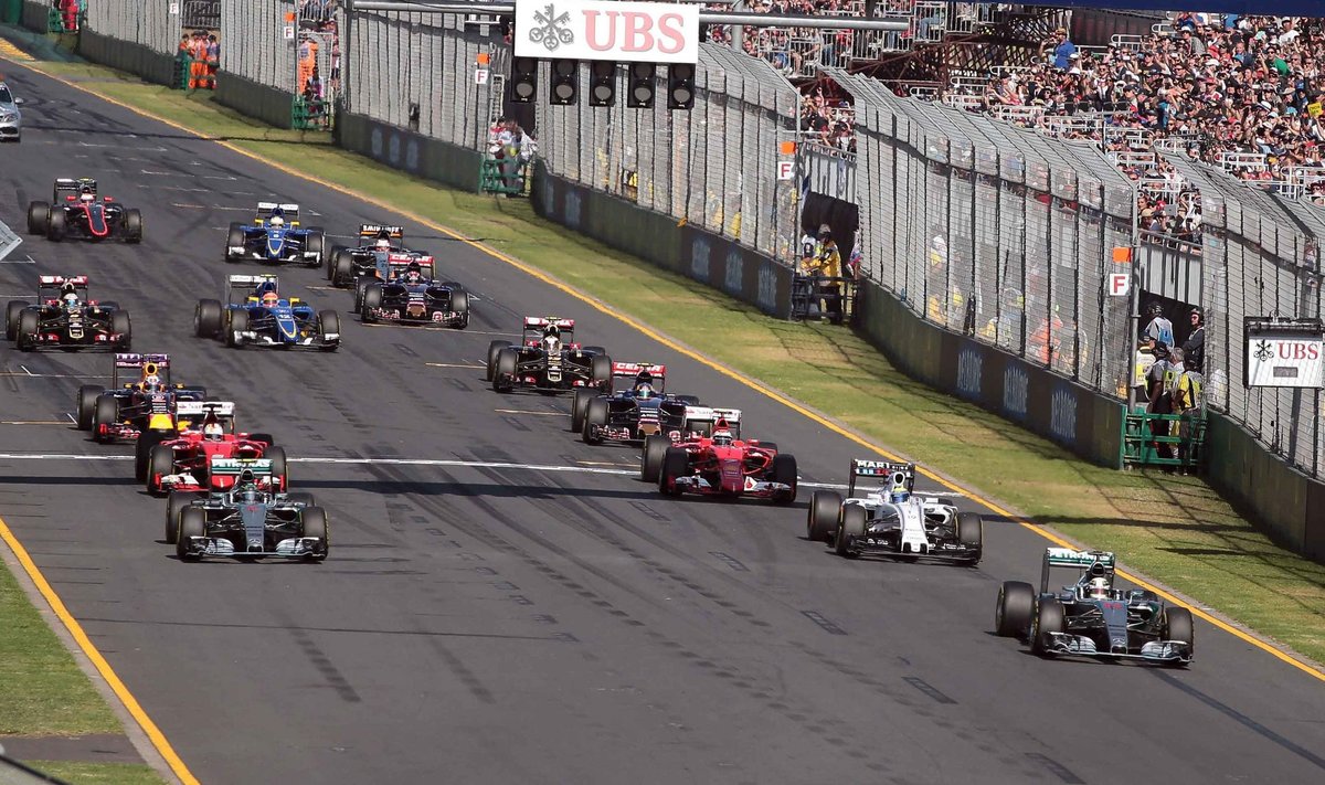 „Formulės-1“ lenktynių startas