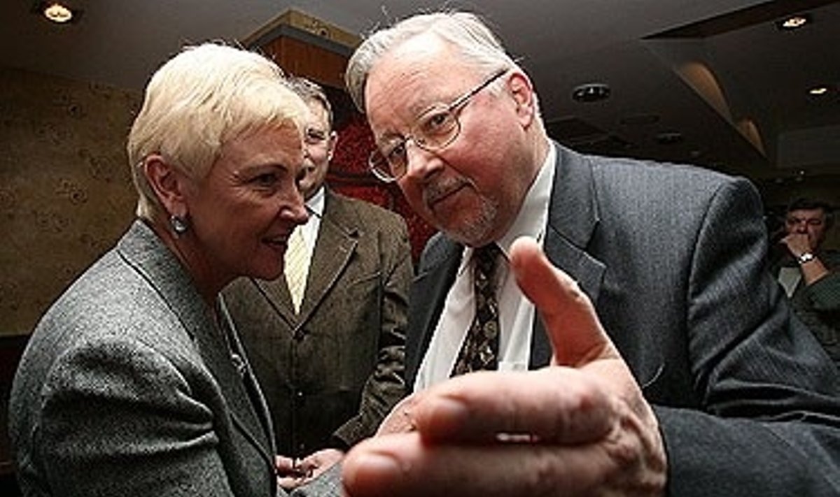 Irena Degutienė ir Vytautas Landsbergis