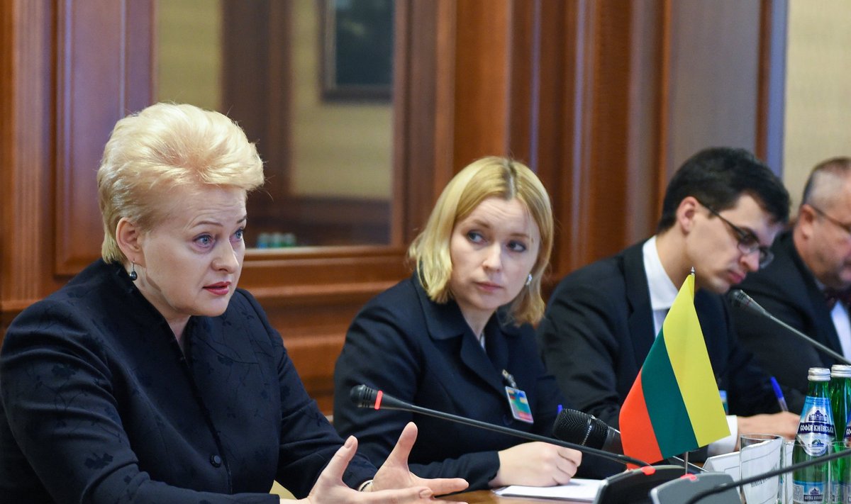 D. Grybauskaitė in Kyiv