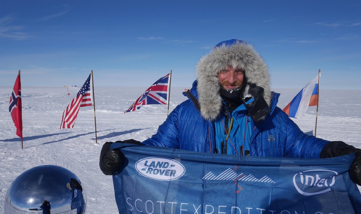 Benas Saundersas Antarktidoje