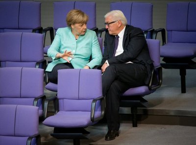 Angela Merkel, Frankas-Walteris Steinmeieris
