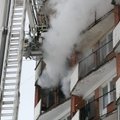 Vilniuje, daugiabučio balkone kilus gaisrui, žuvo moteris