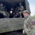 „Vagner“ vadovas teigia, kad Ukrainai puolant Rusija „traukiasi“