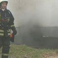 Sostinės N.Vilnioje degė mokykla, nukentėjo 4 žmonės