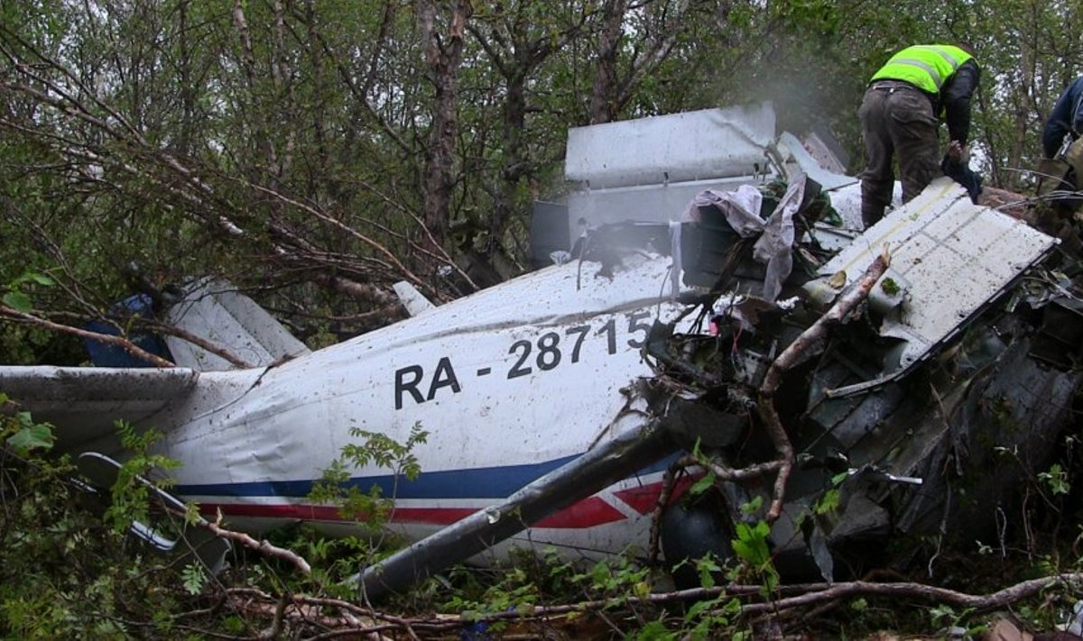 Lėktuvą An-28 nukrito Kamčiatkos pusiasalyje