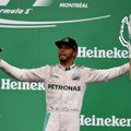 L. Hamiltonas triumfavo Kanadoje, N. Rosbergą persekiojo nesėkmės