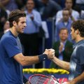 J. M. Del Potro neleido R. Federeriui triumfuoti ATP turnyre Bazelyje