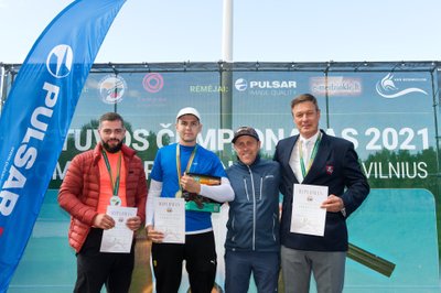 (iš kairės) Ž. Šimaitis, E. Juhtas, V. Grybė, G. Malakauskas (Foto: Butautas Barauskas)
