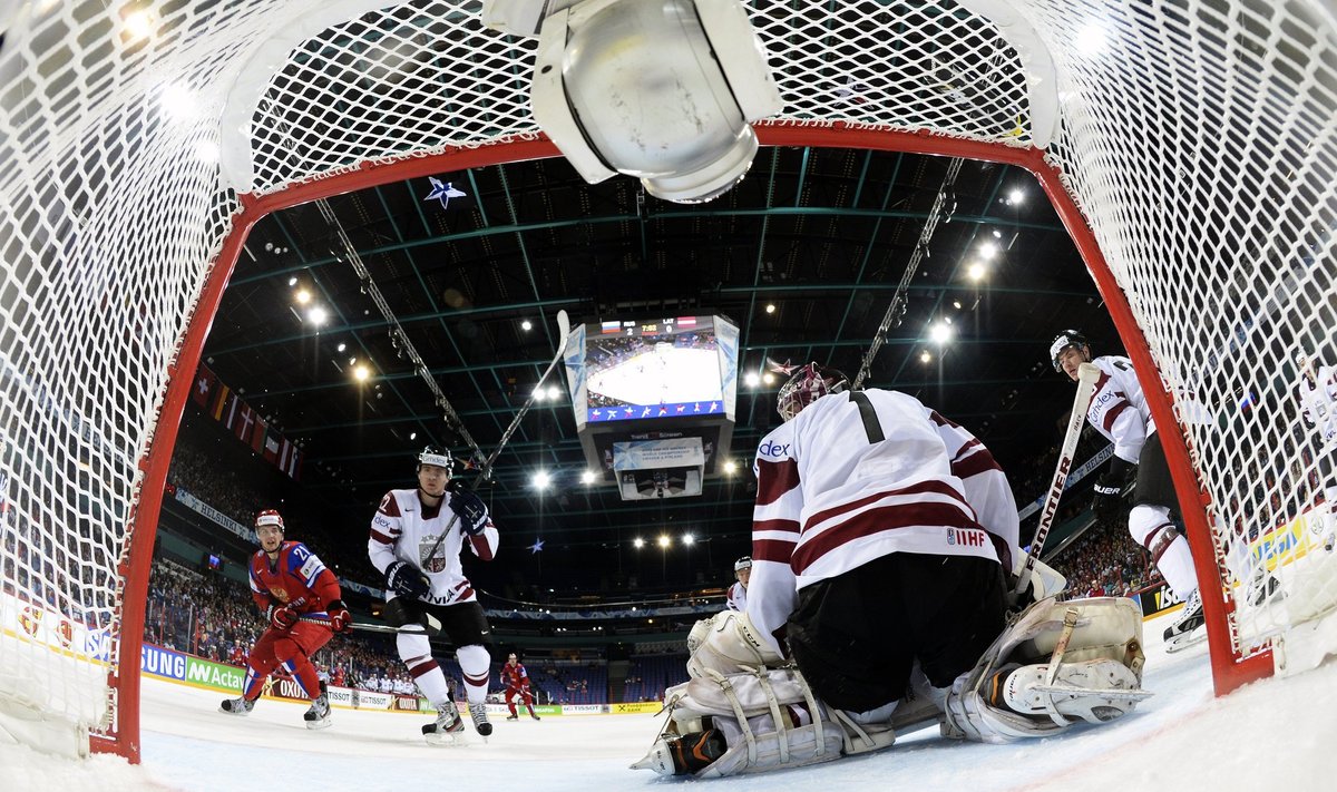 Pasaulio ledo ritulio čempionatas: Rusija - Latvija. Ilja Kovalčiuko įvartis