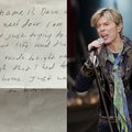 Paviešino asmenišką laišką, kurį parašė D. Bowie