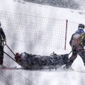 Po kritimo slidinėjimo žvaigždei prireikė gelbėtojų