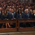 Pasaulio lyderiai dalyvavo buvusio JAV prezidento G. H. W. Busho laidotuvių pamaldose
