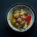 Sušilti padės – azijietiška sriuba su mėsos kukuliais