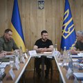 Zelenskis susitiko su karine vadovybe Odesos srityje
