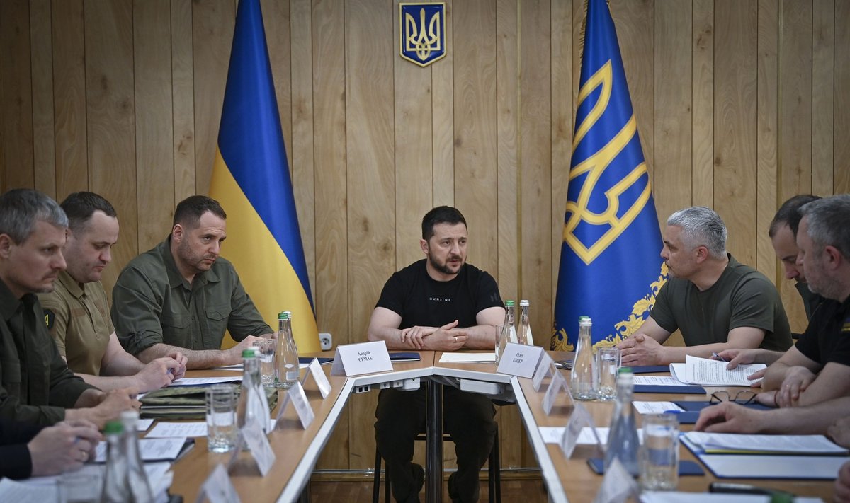 Volodymyras Zelenskis susitikime Odesoje