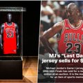 Jordano „The Last Dance“ sezono marškinėliai parduoti už rekordinę sumą