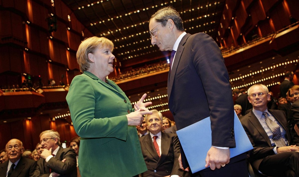 Draghi ir A.Merkel