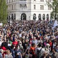 Slovėnijoje surengti prieš premjerą nukreipti protestai