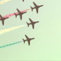 „Red Arrows“ Karačyje surengė oro akrobatikos šou