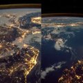 Užfiksuotas pasakiško grožio reginys iš kosmoso: štai kaip atrodo mūsų planeta nakties metu