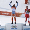 Kalnų slidinėjimo didžiausiojo slalomo rungtyje įteikti keturi medaliai