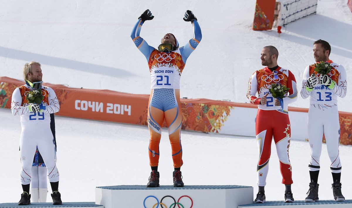 Kjetilas Jansrudas tapo olimpiniu čempionu