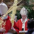 Папа римский отслужил мессу в Вербное воскресенье практически без прихожан